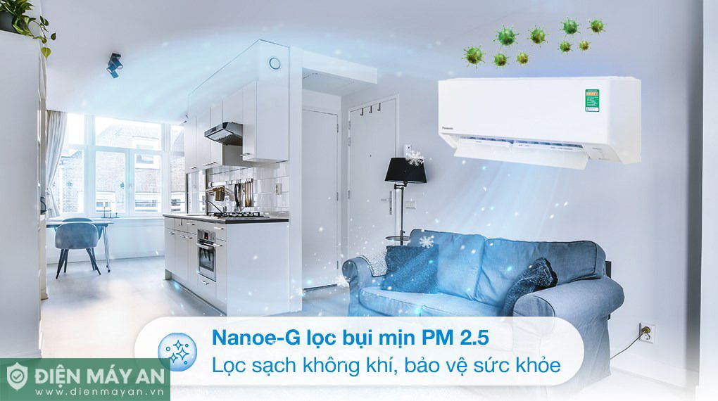 Điều Hoà Panasonic Inverter 12000 BTU 2 Chiều CU/CS-YZ12AKH-8